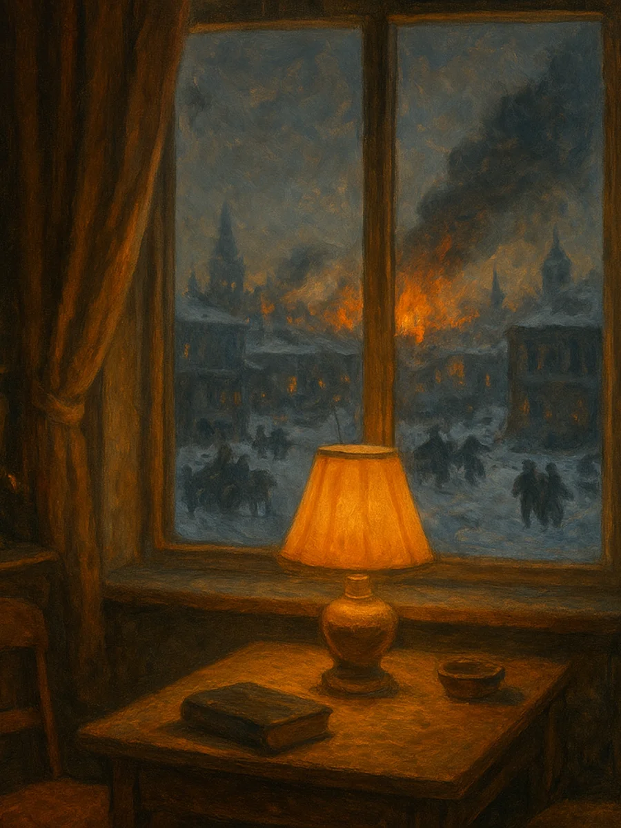 «Белая гвардия» — М. А. Булгаков, обложка