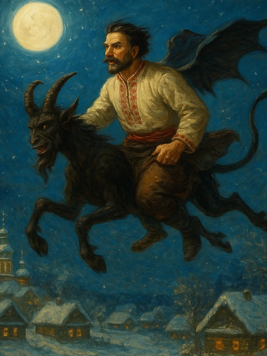 «Ночь перед Рождеством» — Н. В. Гоголь, обложка